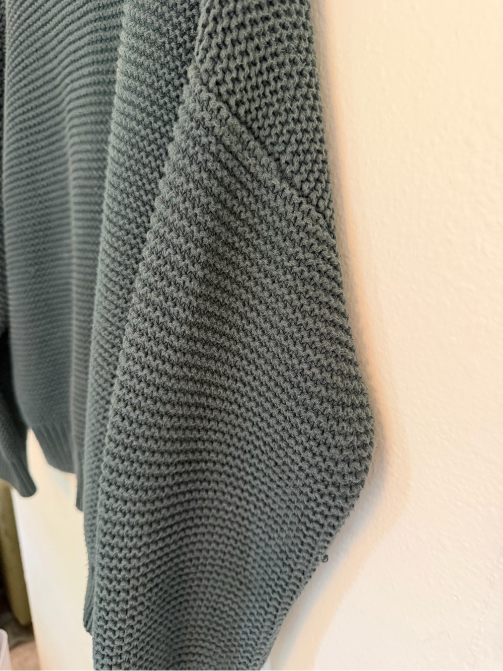 Alex Mill Slate Green Chunky Button Cardigan - Picture 5 of 7